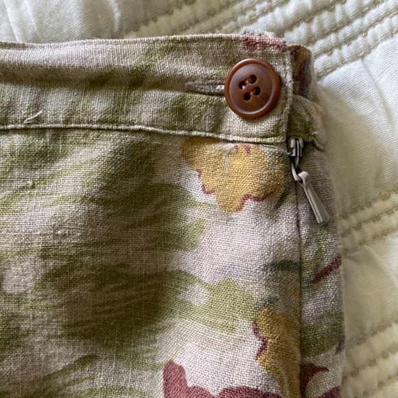 VINTAGE GAP custom tailored linen skirt - Picture 3 of 9